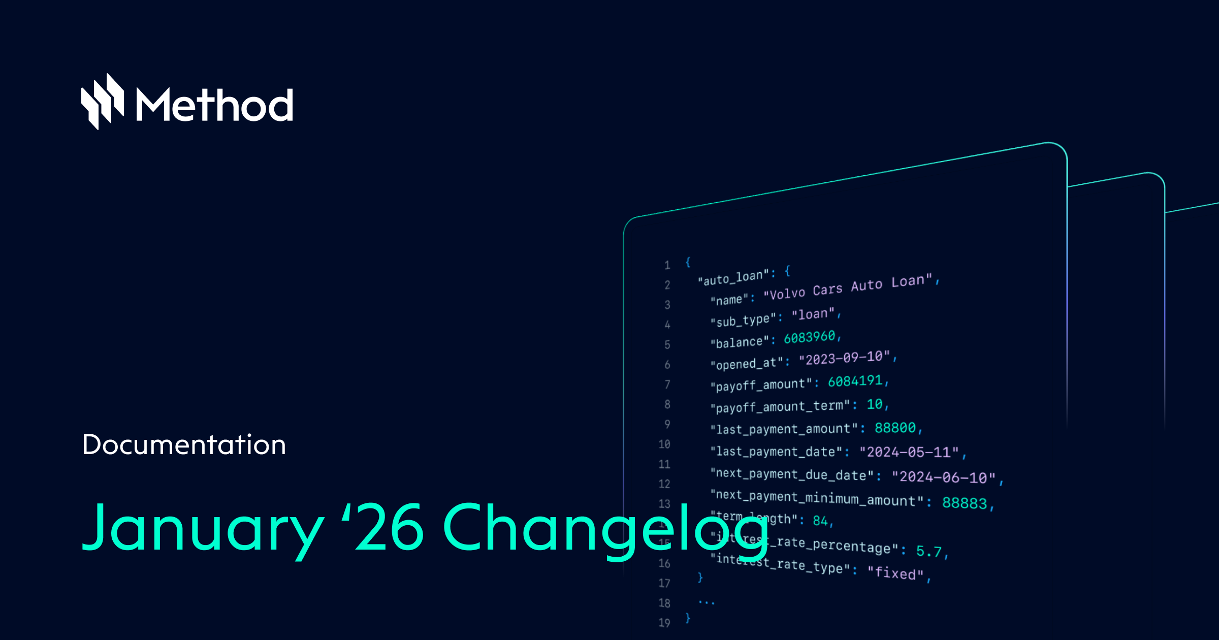 January Updates - Method API Docs