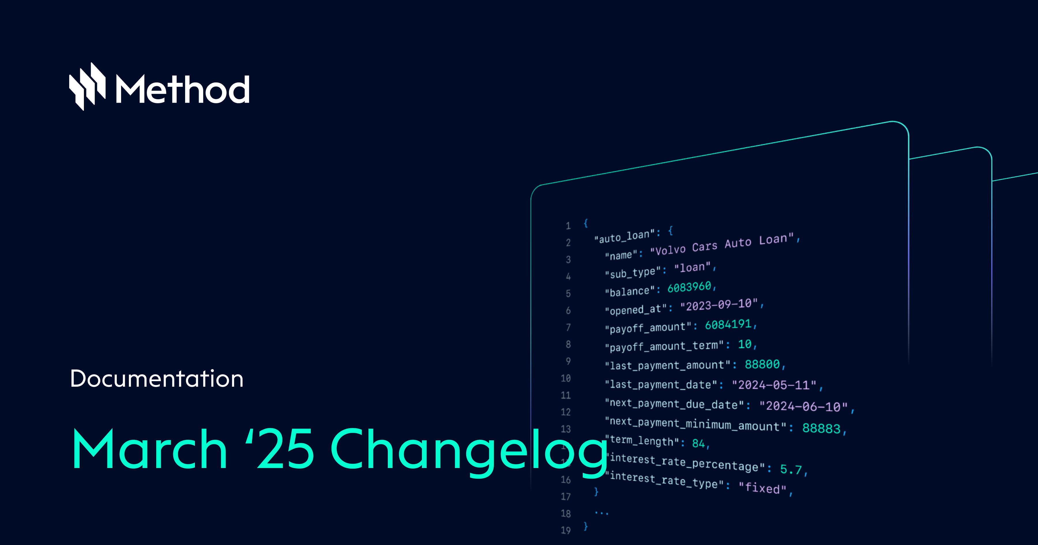 March Updates - Method API Docs